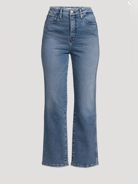 Good American Light Blue High-Rise straight-Leg Jeans (15)